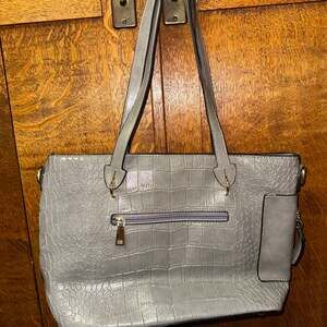 NWOT Unbranded Grey Tote Bag